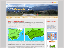 Tablet Screenshot of gr7-granada.com
